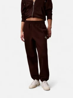 Calvin Klein Jeans naisten collegehousut Monology French Terry Jogger, tummanruskea