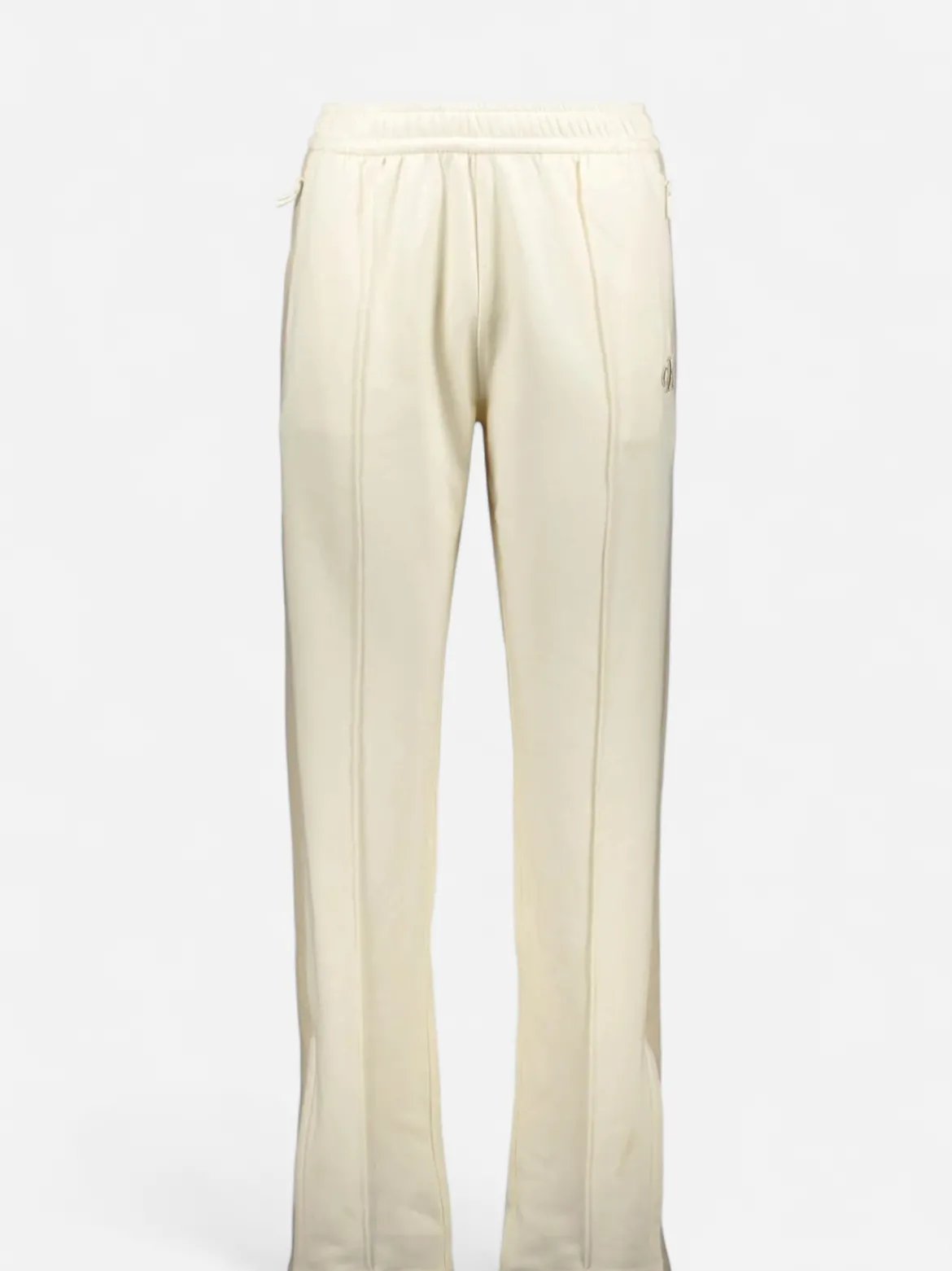 Calvin Klein Jeans naisten housut Stretch Terry Track Pant, luonnonvalkoinen