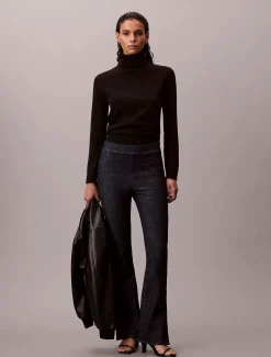 Calvin Klein Jeans naisten leggingsit PULL ON LEGGING CK CLASS, tummansininen