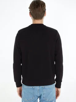 Calvin Klein Menswear Miesten Collegepaita, MICRO LOGO REPREVE SWEATSHIRT NS Musta