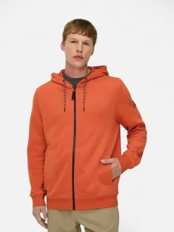 Camel Active miesten huppari Sweat jacket with hood, oranssi