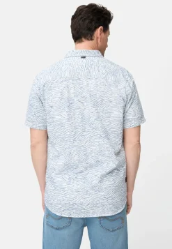 Camel Active miesten lyhythihainen kauluspaita Jersey Performance SS Shirt, Sininen kuosi