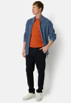 Camel Active miesten neuletakki Zip Knit Sweater, sininen