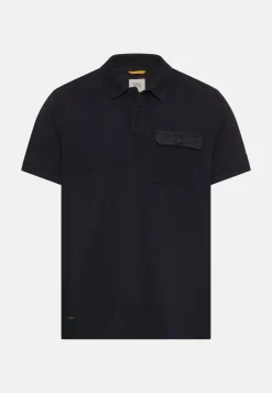 Camel Active miesten pikeepaita Washed Polo Shirt Los, hiilenmusta
