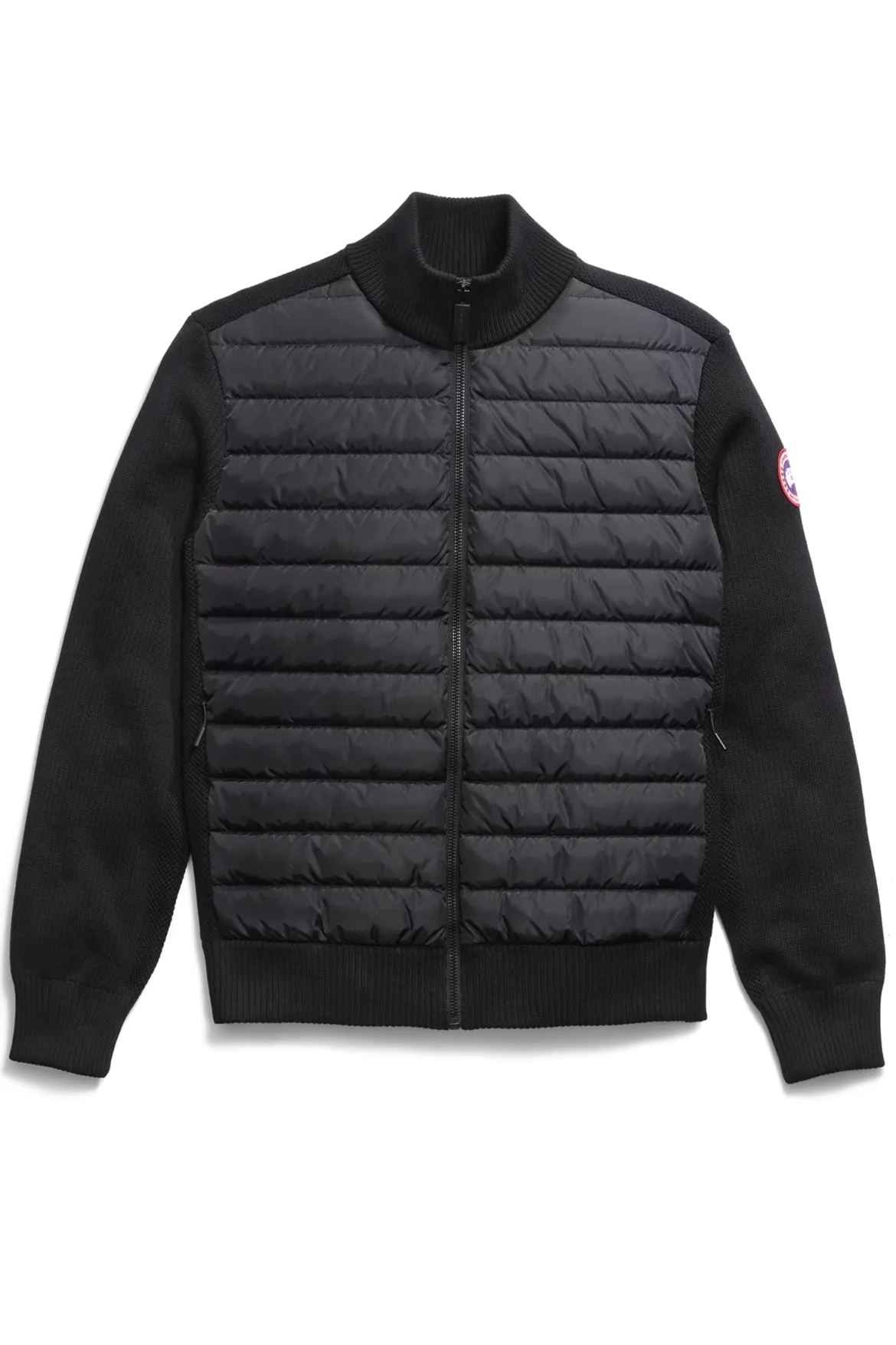 Canada Goose miesten hybriditakki Hybridge Knit Jacket - Classic Disc, musta