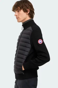 Canada Goose miesten hybriditakki Hybridge Knit Jacket - Classic Disc, musta