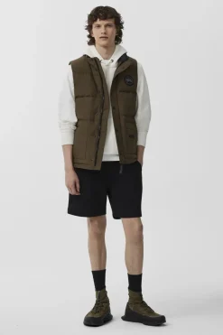 Canada Goose Miesten Liivi, FREESTYLE CREW VEST Tummanvihreä