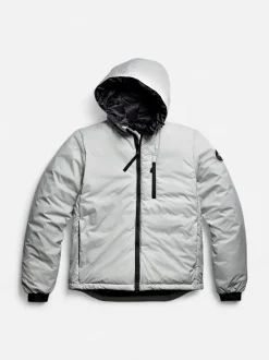 Canada Goose miesten takki Lodge Hoody - R - Black Disc, harmaa