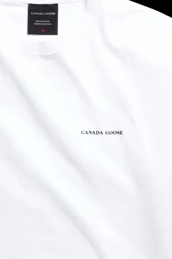 Canada Goose miesten t-pauta Novo T-shirt Withback Graphic, valkoinen