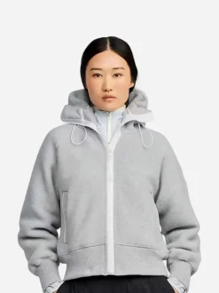 Canada Goose naisten fleece bomber, CHILLIWALK FLEECE BOMBER Vaaleanharmaa