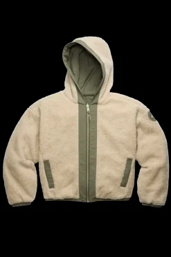 Canada Goose naisten fleecetakki ALBERNI REVERSIBLE FLEECE BOMBER, vihreä