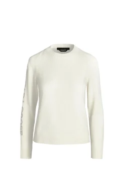 Canada Goose Naisten Merinovillainen Neule, SATURNA CREWNECK Vaalea Beige