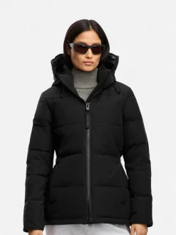 Canada Goose naisten takki Chelsea Parka Black Label, musta