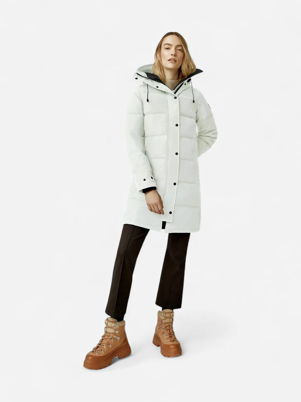 Canada Goose Naisten Untuvatakki SHELBURNE PARKA -RESET Valkoinen
