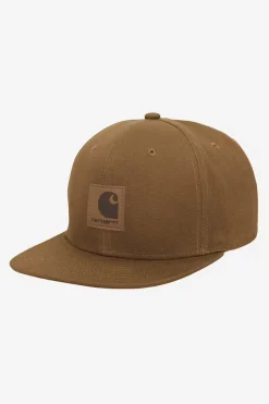 Carhartt lippis Logo Cap, konjakinruskea