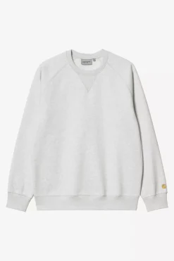 Carhartt miesten collegepaita Chase Sweatshirt, vaaleanharmaa
