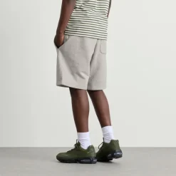 Carhartt miesten collegeshortsit Chase Sweat Short, vaaleanharmaa meleerattu
