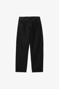 Carhartt miesten farkut Landon Jeans 'Robertson' Denim, hiilenmusta