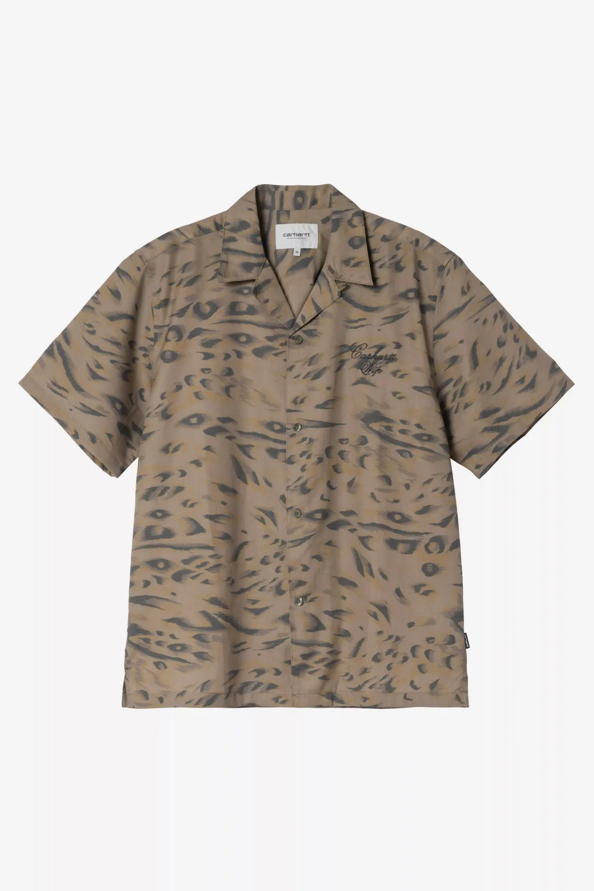 Carhartt miesten lyhythihainen kauluspaita Travon, vihreä kuosi