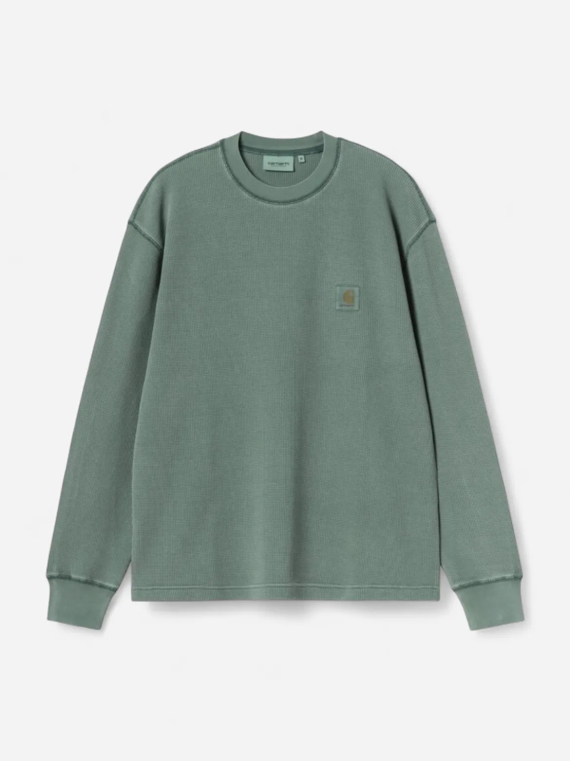 Carhartt miesten pitkähihainen paita Vista Waffle, vihreä