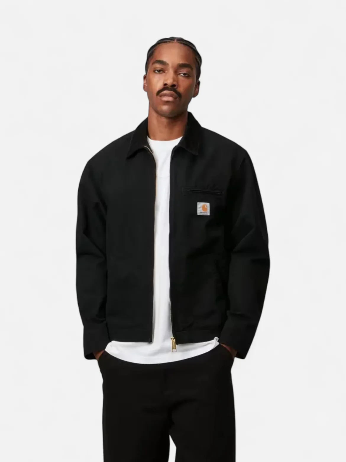 Carhartt miesten takki Detroit Jacket (Summer) Dearborn Canvas, musta