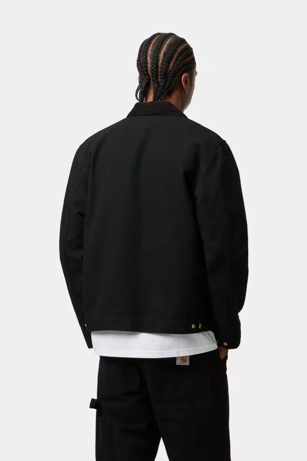 Carhartt miesten takki Detroit Jacket (Summer) Dearborn Canvas, musta
