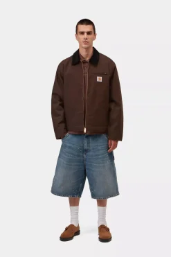 Carhartt miesten takki Detroit Jacket (Winter), tummanruskea