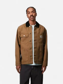 Carhartt miesten takki Michigan Coat (Summer) Dearborn Canvas, konjakinruskea
