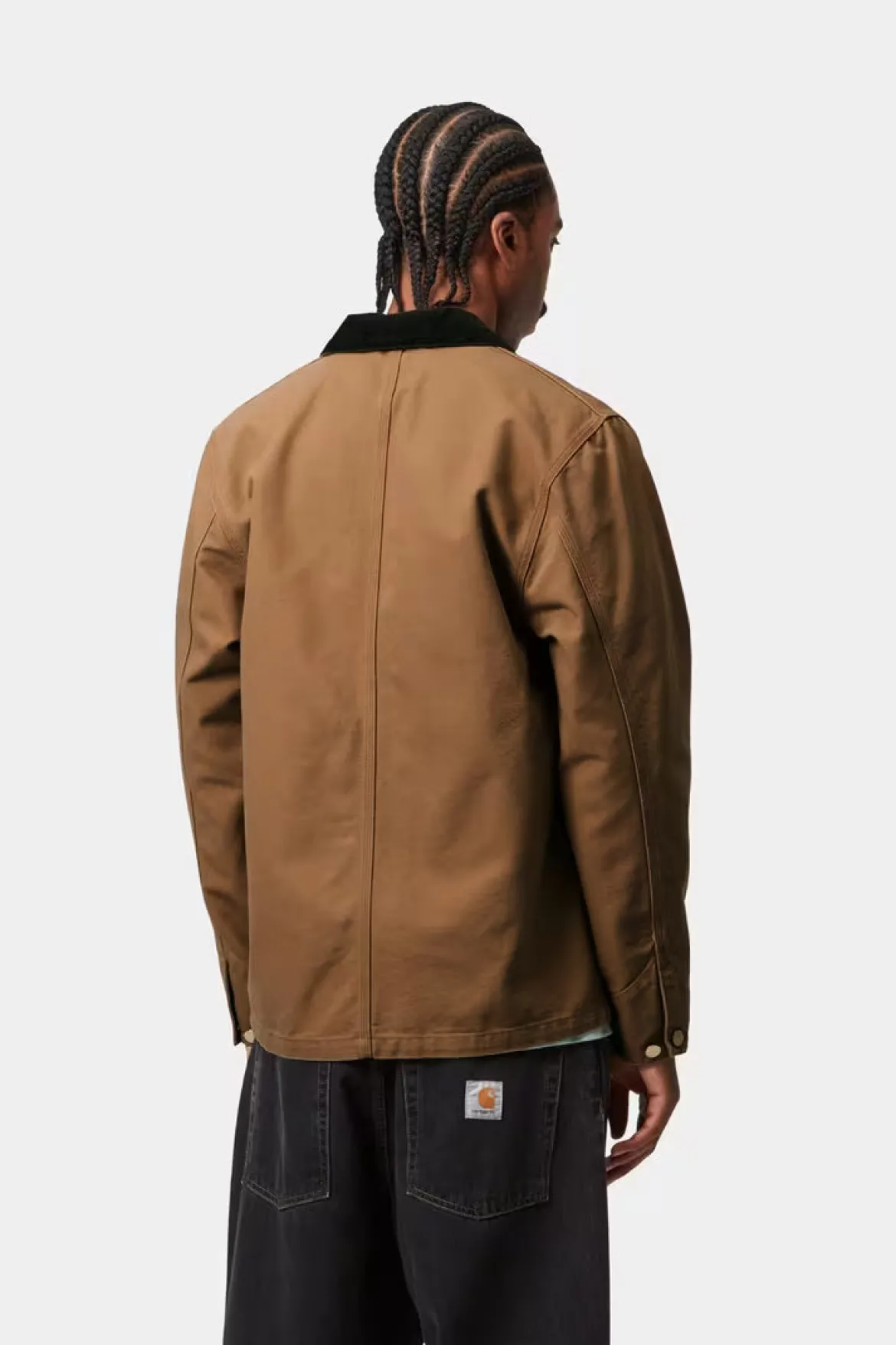 Carhartt miesten takki Michigan Coat (Summer) Dearborn Canvas, konjakinruskea