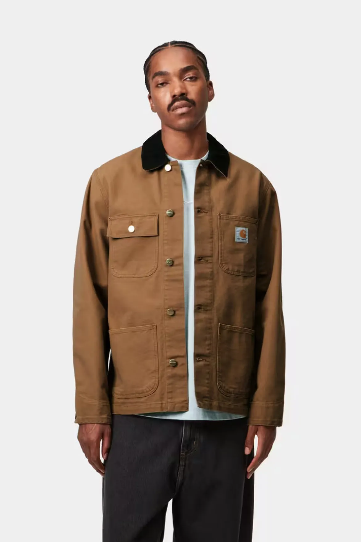 Carhartt miesten takki Michigan Coat (Summer) Dearborn Canvas, konjakinruskea