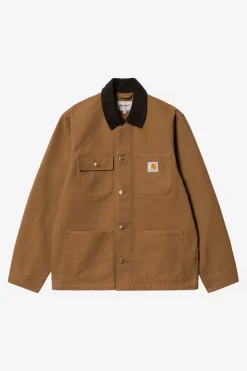 Carhartt miesten takki Michigan Coat (Summer) Dearborn Canvas, konjakinruskea