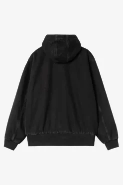 Carhartt miesten takki OG Active Jacket 'Smith' Denim WARMLINED, musta