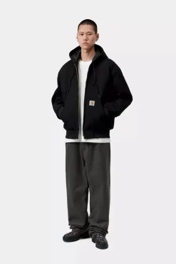 Carhartt miesten takki OG Active Jacket 'Dearborn' Canvas (Winter), musta
