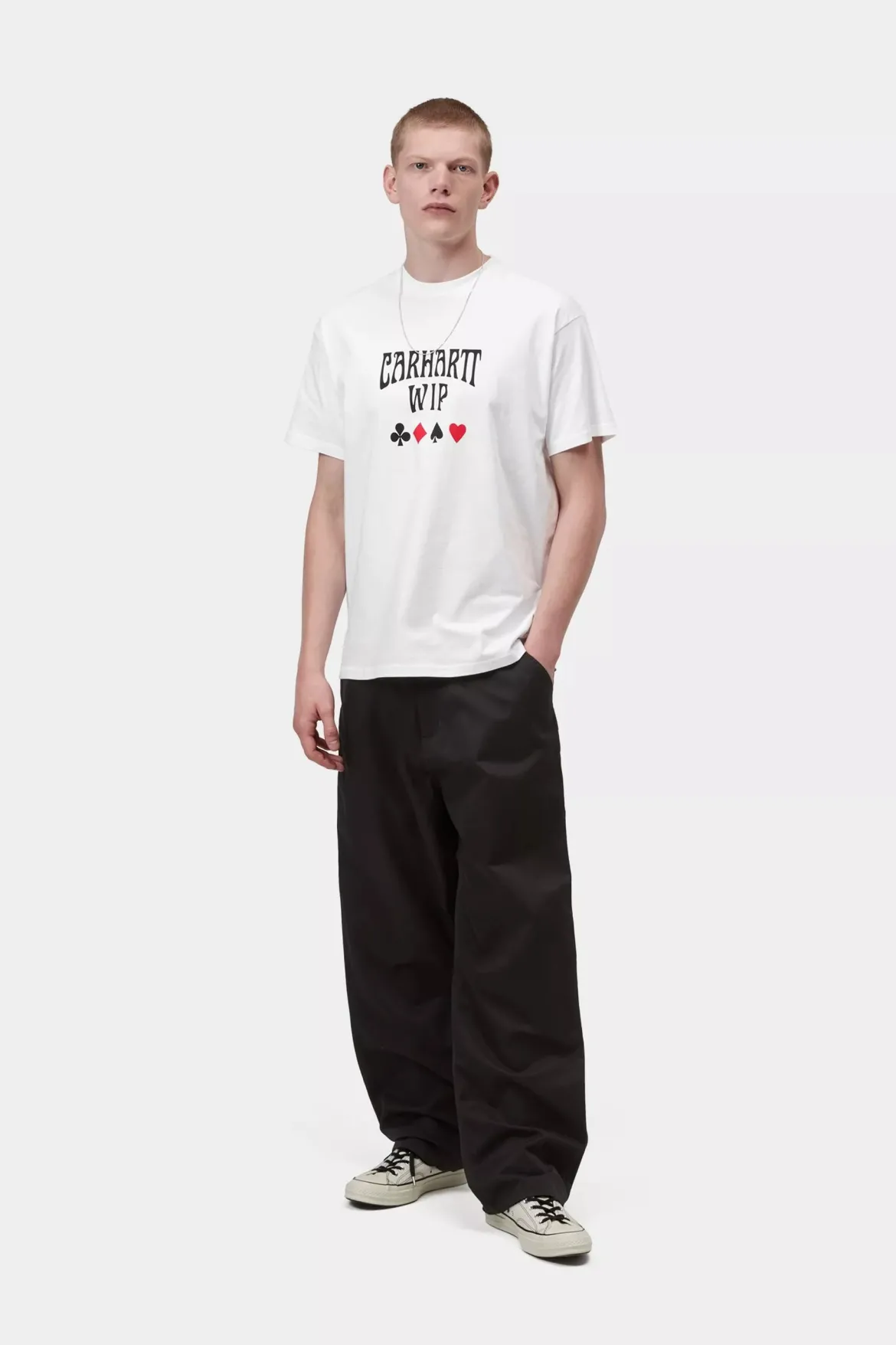 Carhartt miesten t-paita Deck T-Shirt, valkoinen