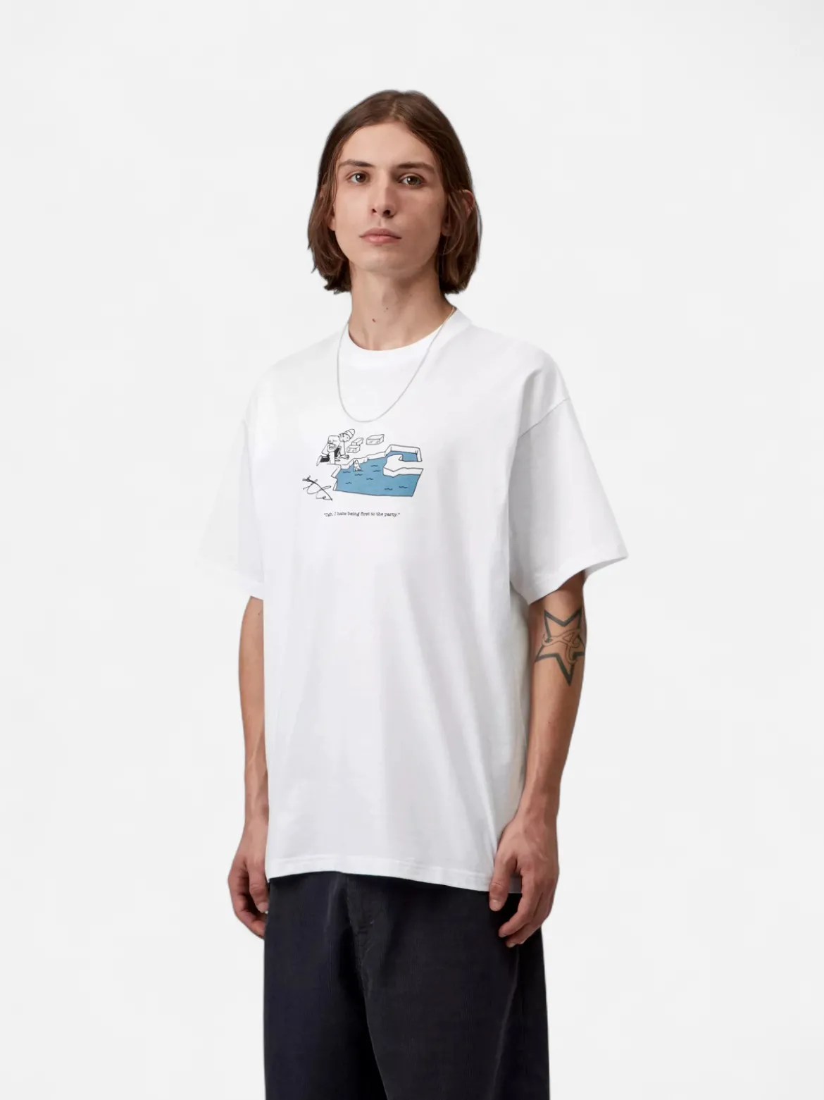Carhartt miesten T-paita Ice Fishing, valkoinen