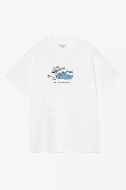 Carhartt miesten T-paita Ice Fishing, valkoinen