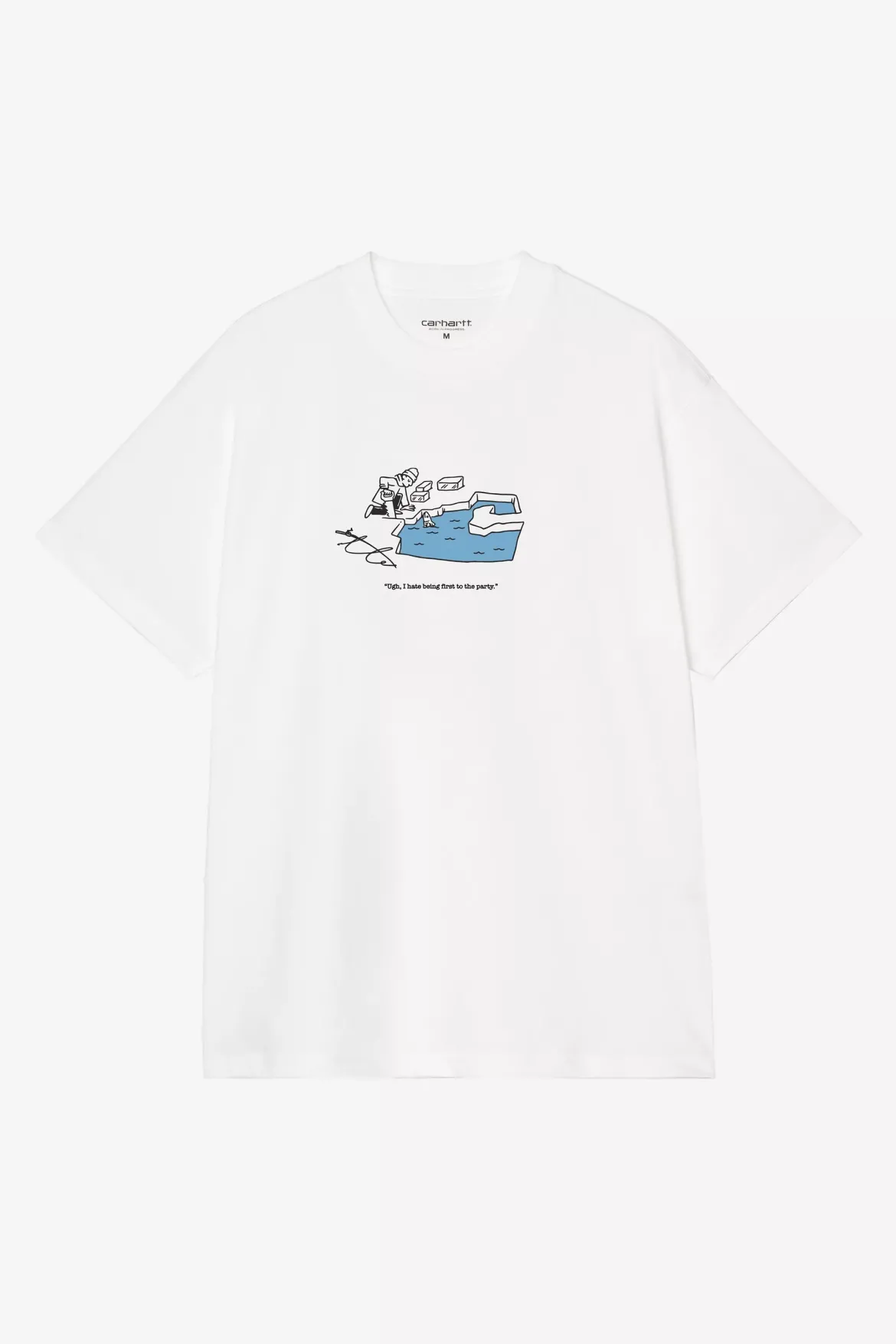 Carhartt miesten T-paita Ice Fishing, valkoinen