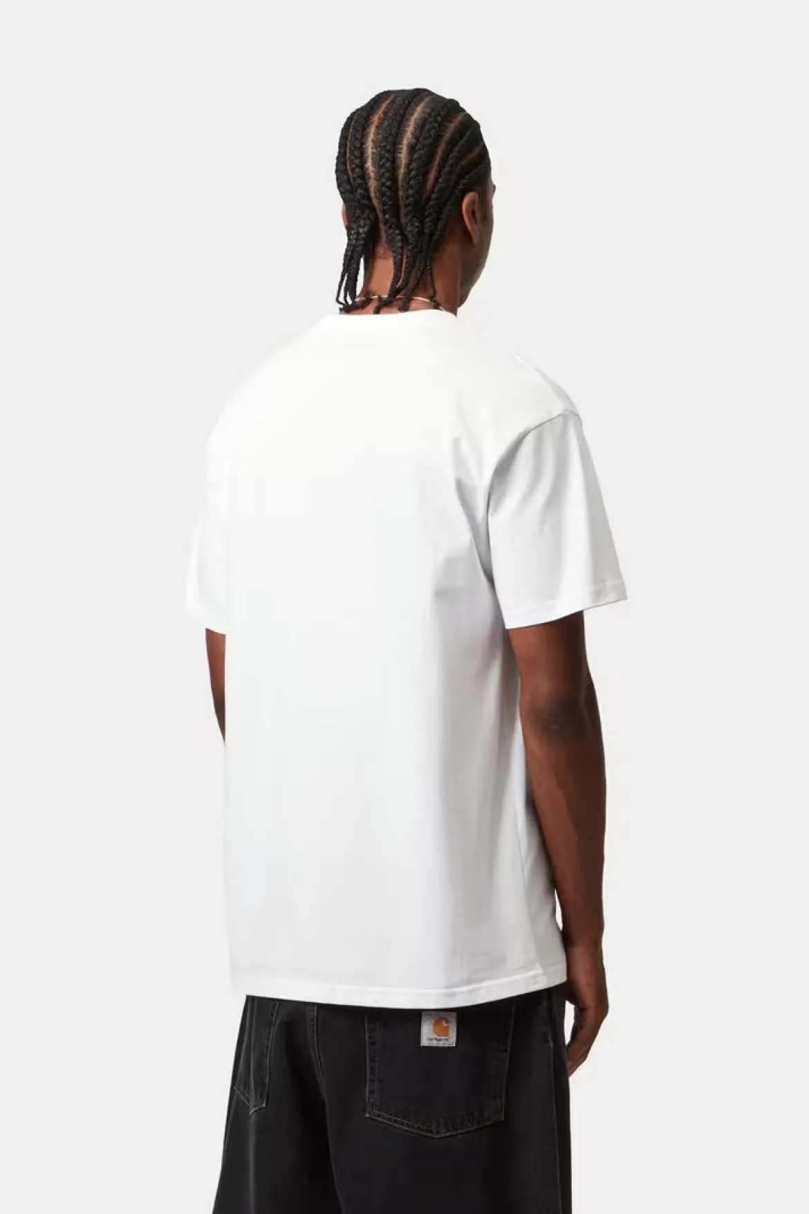 Carhartt miesten t-paita S/S Chase T-Shirt, valkoinen