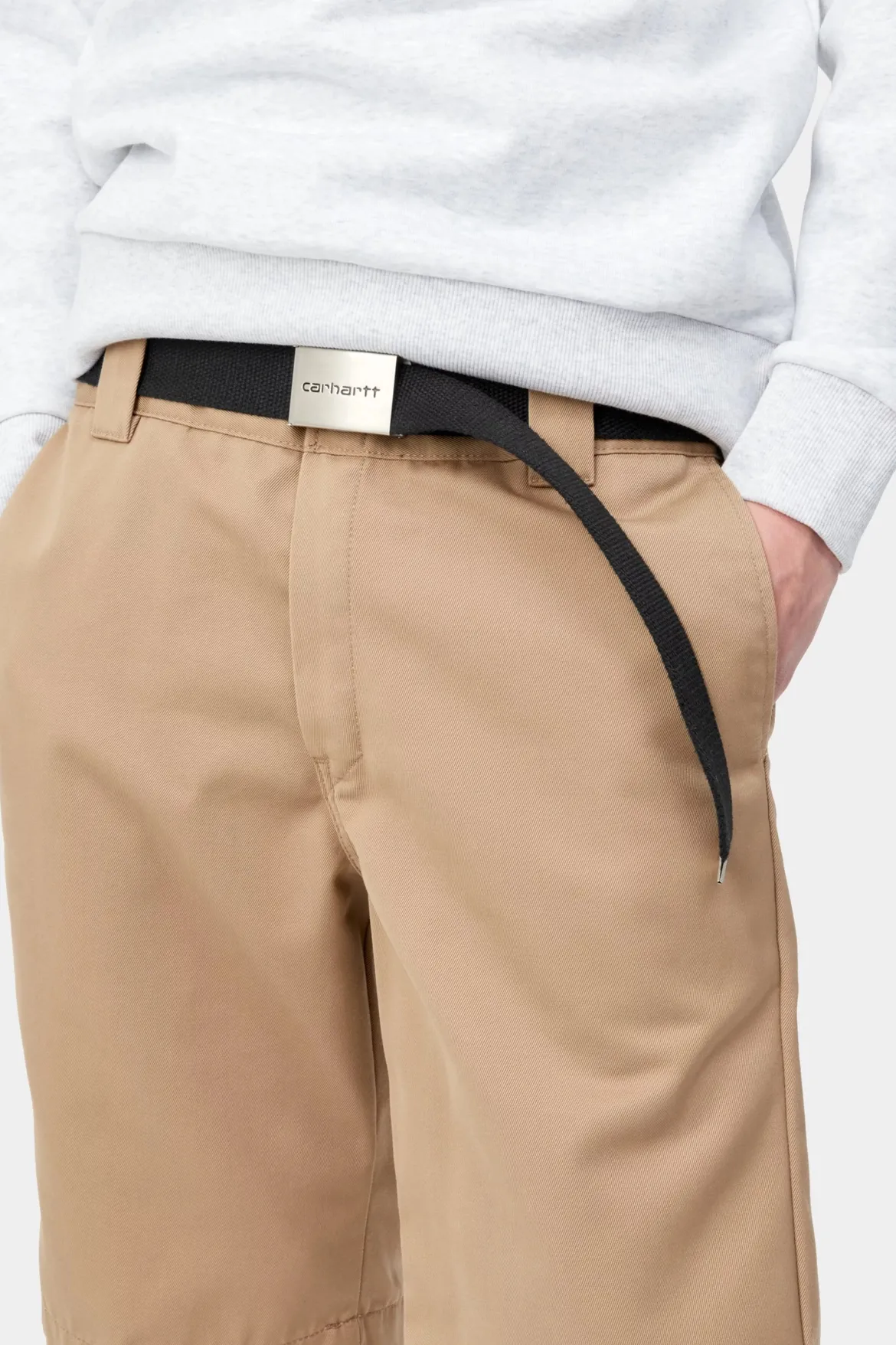 Carhartt miesten vyö Clip Belt Chrome, musta