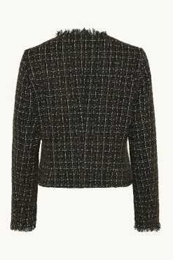 Claire naisten jakku, ELLIANA JACKET Musta Kuosi