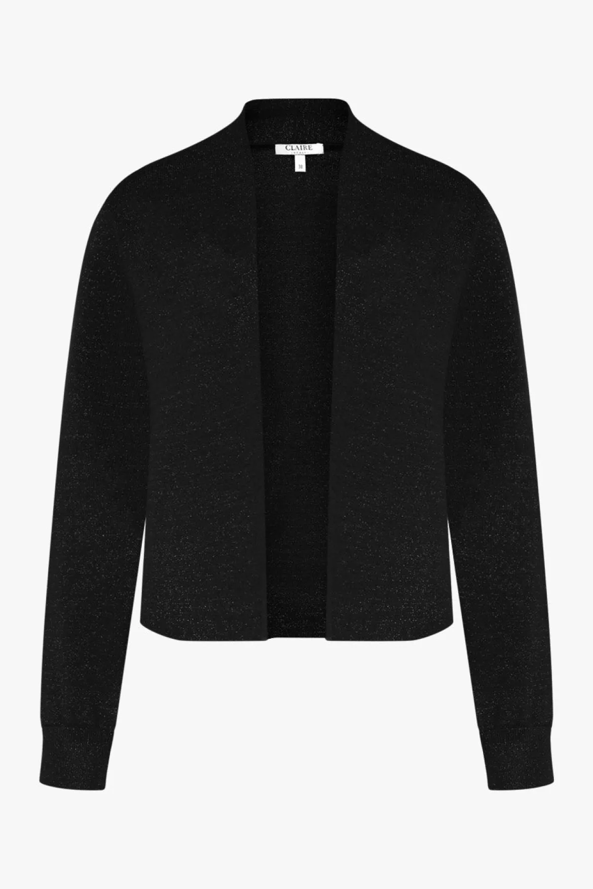 Claire naisten neuletakki Celine Cardigan Lurex, musta