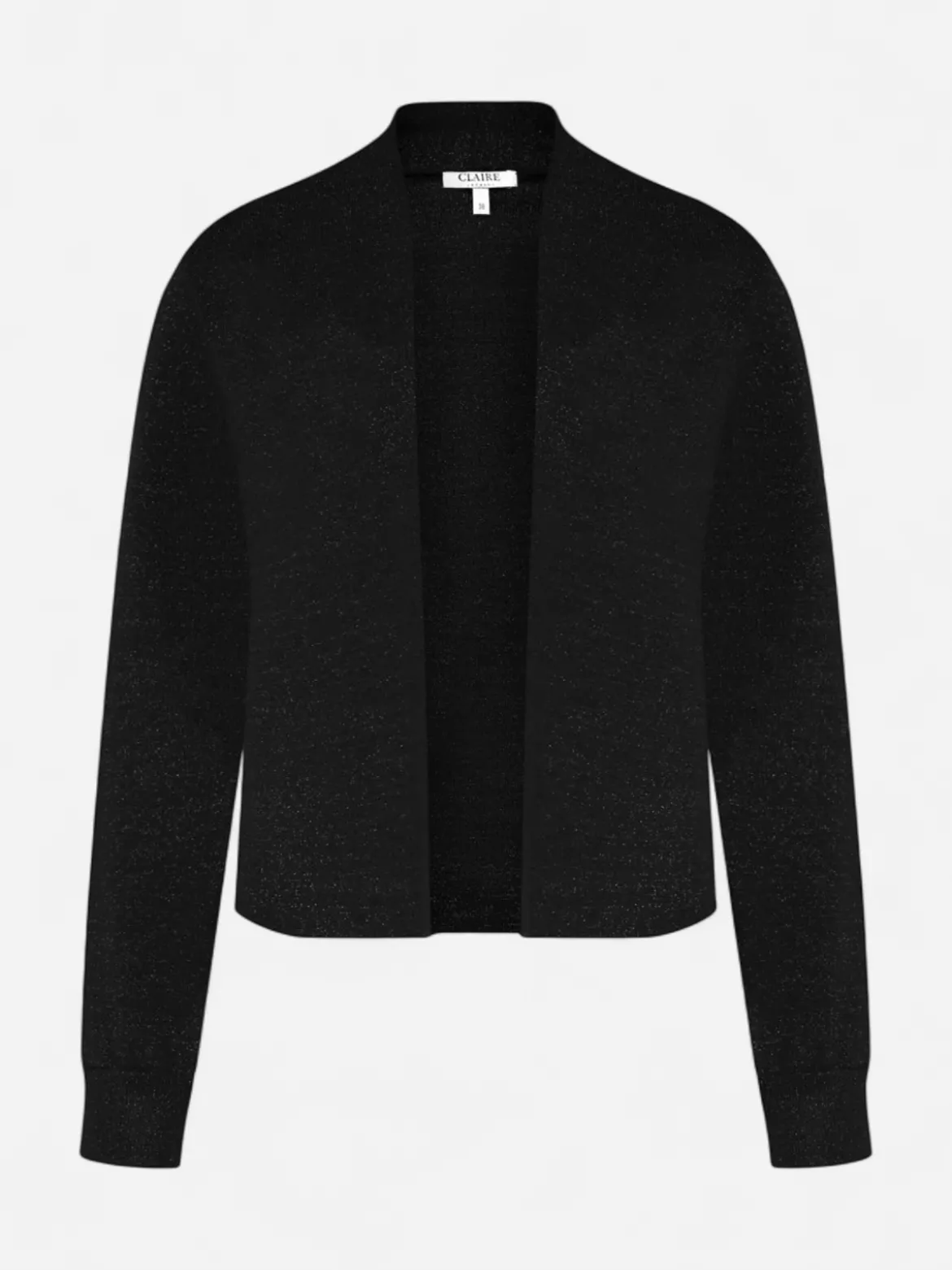 Claire naisten neuletakki Celine Cardigan Lurex, musta