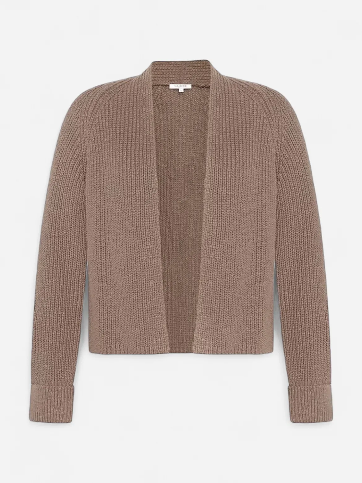 Claire naisten neuletakki K CELINE CARDIGAN, ruskeanharmaa