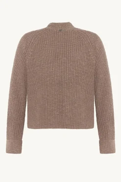 Claire naisten neuletakki K CELINE CARDIGAN, ruskeanharmaa