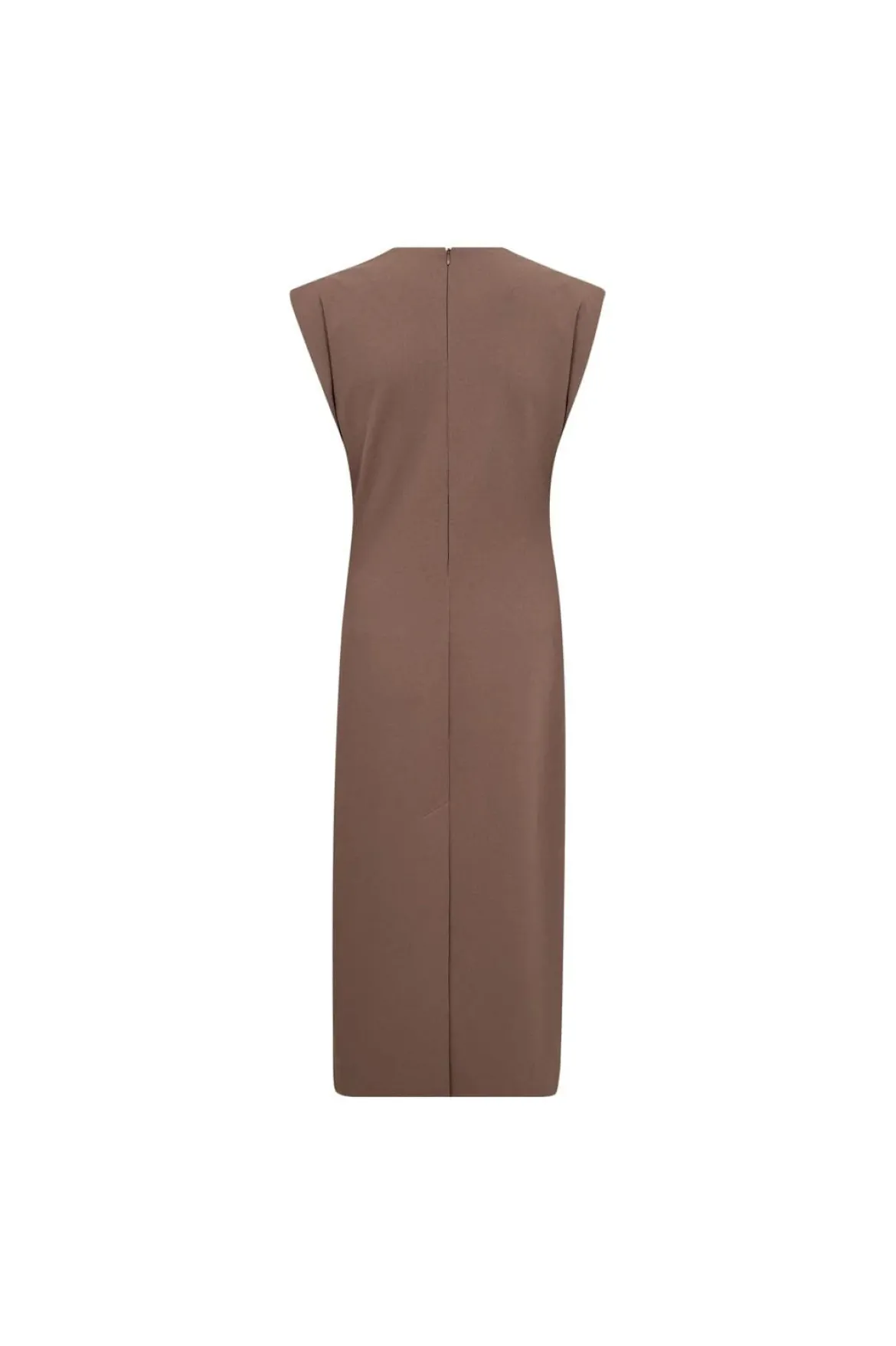 Co’Couture midimekko Falconcc Pleat Dress, harmaanruskea