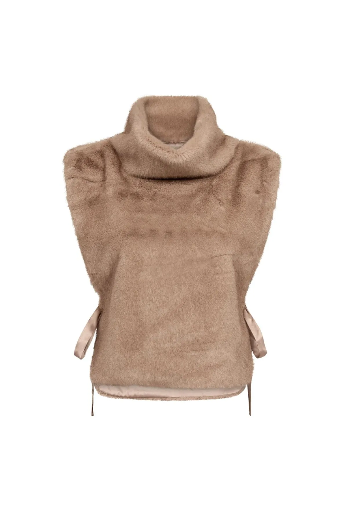 Co’Couture naisten liivi Feracc Faux Collar, hiekka