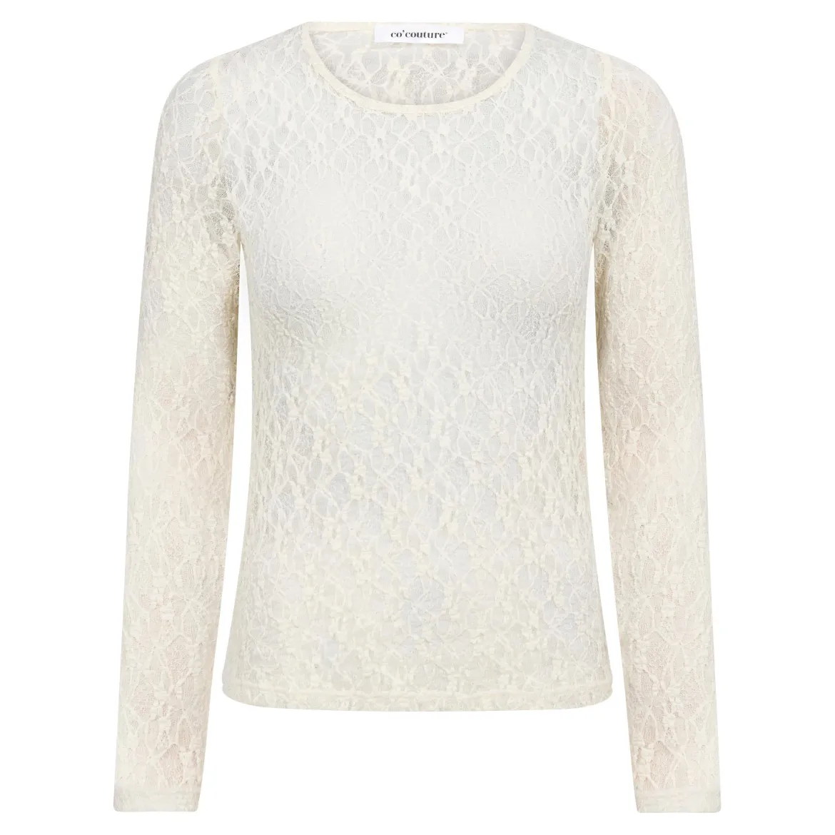 Co’Couture naisten pusero Barnacc O-Neck, luonnonvalkoinen