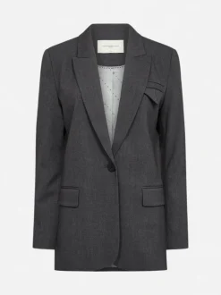 Copenhagen Muse naisten bleiseri Tailor, vaaleanharmaa meleerattu