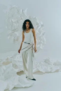 Copenhagen Muse naisten housut Tailor Pant, kerma