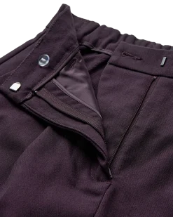 Copenhagen Muse naisten housut Tailor Pants, tumma luumunpunainen